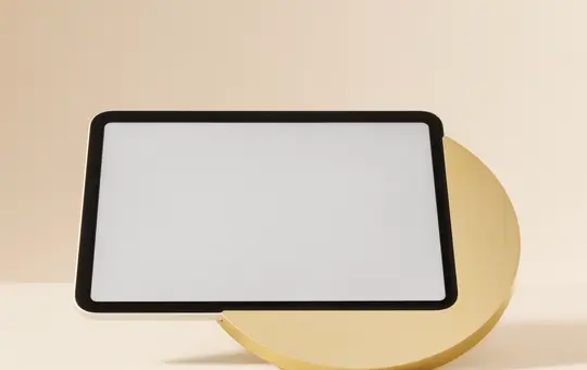 DISPLINE DSP-5-20-1100-13 Tischständer Sunset Stand iPad Air 4/5 10,9 Zoll/Air 11 Zoll/Pro 11 Zoll | gold eloxiert