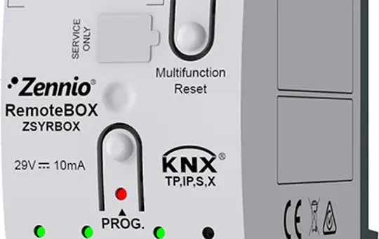 ZENNIO ZSYRBOX RemoteBOX. Gerät zur Fernsteuerung 100 Steuerungen