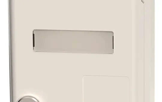 MENNEKES 4977 Capex-SCHUKO-Anbausteckdose 16 A, 2-polig+PE, 230 V, Schriftfeld, Schloss | perlweiß