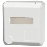 MENNEKES 4980 Capex-SCHUKO-Anbausteckdose 16 A, 2-polig+PE, 230 V, Schriftfeld | alpinweiß