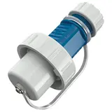 MENNEKES 10828 SCHUKO-Stecker mit Bajonettring | grau/blau