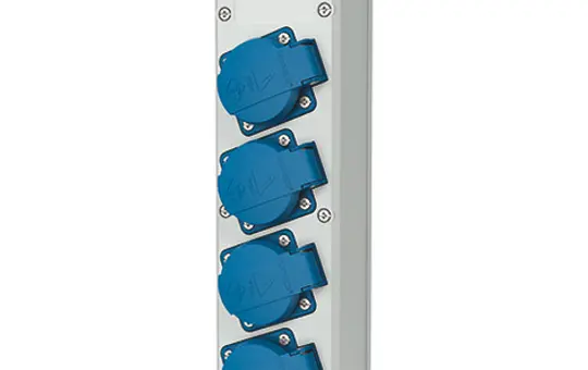 MENNEKES 88678 Steckdosenleiste 4-fach | lichtgrau