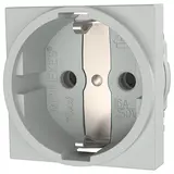 MENNEKES 11510K SCHUKO-Raststeckdose 16 A, 2-polig+PE, 230 V | lichtgrau