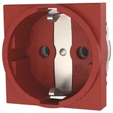 MENNEKES 11513K SCHUKO-Raststeckdose 16 A, 2-polig+PE, 230 V | rot
