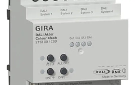 GIRA 211300 DALI-Aktor Colour 4-fach