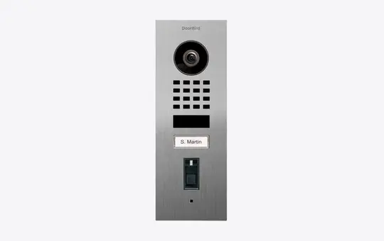 DOORBIRD D1101FV IP-Video-Türstation UP (423872189) 1-fach, Fingerprint 50 | edelstahl V4A gebürstet