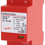 DEHN 941206 Kombi-Ableiter Typ 1+2 2-polig, TN-S, Fernmeldekontakt