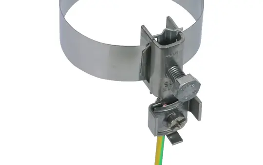 DEHN 540912 Erdungsbandrohrschelle Standard | 27-168 mm