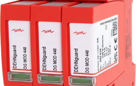 DEHN 942308 DEHNguard Überspannungsableiter Typ 2+3 3-polig, TN-C, Fernmeldekontakt, 440 V