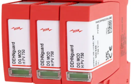DEHN 942567 DEHNguard Überspannungsableiter Typ 2 Doppel-Push-In-Anschlussklemme, bis 1500 V DC