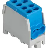 POLLMANN 2080137 Hauptleitungs-Abzweigklemmen M2, 1-polig 2 Eingänge, 2 Ausgänge | blau | 25/16 mm²
