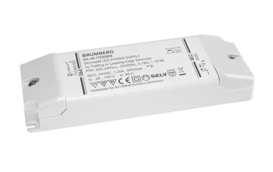 BRUMBERG 17230000 LED-Netzgerät 30 W, 24 V | weiß