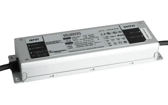 BRUMBERG 17225000 LED-Netzgerät 150 W, 24 V, schaltbar | silber