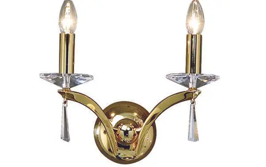BRUMBERG 00800592 Wandleuchte STELLA E14 2-fach | gold glänzend
