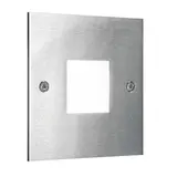 BRUMBERG P3930WW LED-Wandeinbauleuchtenset ECHANI eckig, IP20, 40 lm, 3000K | edelstahl matt