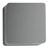BRUMBERG 10034693 LED-Wandanbauleuchte DRONA eckig, 9 W, 665 lm, 3000K, 120° | struktursilber
