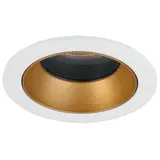 BRUMBERG 12035753 LED-Einbaudownlight ALTERO rund, 9,2 W, 820 lm, 3000K, 33° | strukturweiß/strukturgold