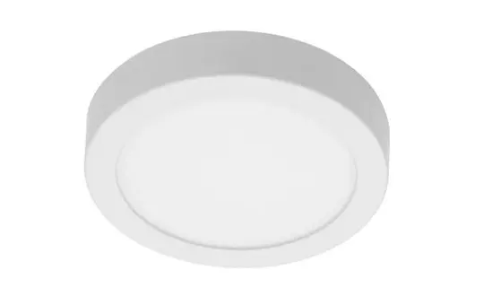 BRUMBERG 12245073 LED-Anbaupanel FLAT37 rund 18 W, 1430 lm, 3000K, 112° | weiß matt