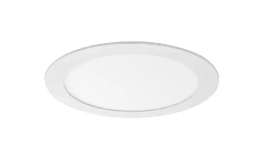 BRUMBERG 12452173 LED-Einbaupanel FLAT350 rund 12 W, 1250 lm, 2700K, 115° | strukturweiß