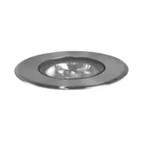 BRUMBERG 14035223 LED-Bodenanbauleuchte HYBRIDE FLAT 9 W, 450 lm, 3000K, 30° | edelstahl matt