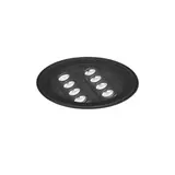 BRUMBERG 14687083 LED-Bodenanbauleuchte LANKO rund, 12 W, 1390 lm, 3000K, 30° | schwarz