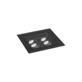 BRUMBERG 14695083 LED-Bodenanbauleuchte LANKO eckig, 8 W, 920 lm, 3000K, 30° | schwarz