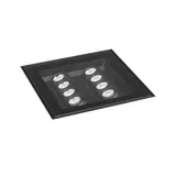 BRUMBERG 14696083 LED-Bodenanbauleuchte LANKO eckig, 12 W, 1390 lm, 3000K, 30° | schwarz