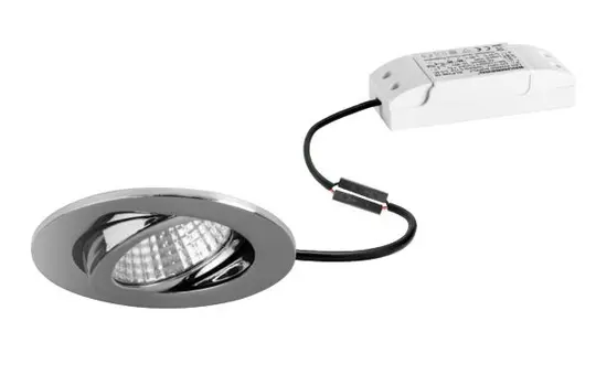 BRUMBERG 33353023 LED-Einbaustrahlerset DAMITA rund, schaltbar | chrom glänzend