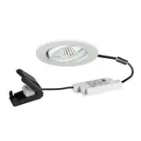 BRUMBERG 39483173 LED-Einbaustrahlerset BB18 dimmbar | strukturweiß