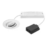 BRUMBERG 41413174TW LED-Einbaustrahlerset ABACO DALI TunableWhite, IP44, rund | strukturweiß