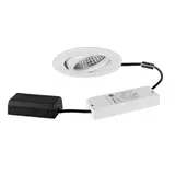 BRUMBERG 41443173 LED-Einbaustrahlerset TIRREL rund, DALI dimmbar | strukturweiß