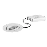 BRUMBERG 39143073 LED-Einbaustrahlerset TIRREL rund, Phasenabschnitt dimmbar | weiß matt