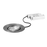BRUMBERG 39484153 LED-Einbaustrahlerset BB23 Phasenabschnitt dimmbar | nickel matt