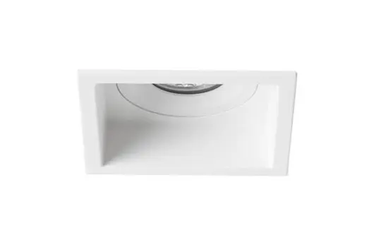 BRUMBERG 45004170 Einbaugehäuse M1 1-f., quadrat, vertieft, bündig, starr | strukturweiß