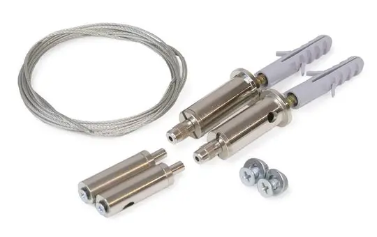 BRUMBERG 53006000 Seilabhängungsset Q-FLEX chrom | 1,5 m