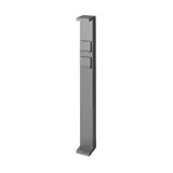 BRUMBERG 60056103 LED-Pollerleuchte ALOR 6 W, 516 lm, 3000K | strukturgraphit | 1000 mm