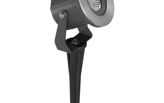 BRUMBERG 60103223 LED-Erdspießstrahler STIRIUS 6 W, 450 lm, 3000K, 40° | strukturschwarz