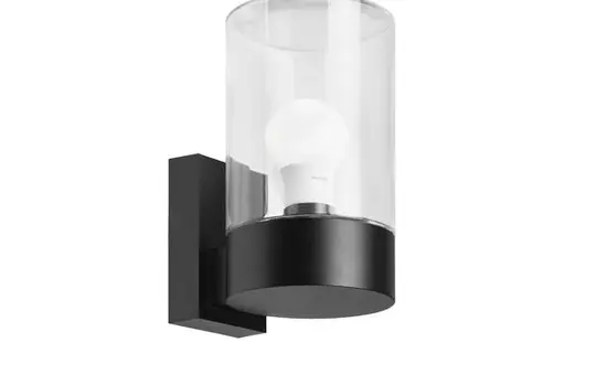 BRUMBERG 60140180 Wandanbauleuchte COOQUEE E27 rund, 8 W, 360° | strukturschwarz