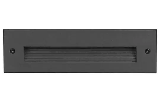 BRUMBERG 60205183 LED-Wandeinbauleuchte COORARA rechteckig, 6 W, 230 lm, 3000K, 50° | strukturschwarz