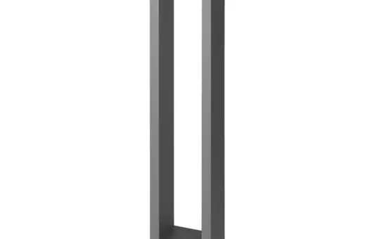 BRUMBERG 65261103 LED-Pollerleuchte ADDIA rechteckig, 10 W, 413 lm, 3000K, 120° | strukturgraphit | 600 mm