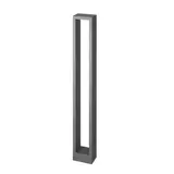BRUMBERG 65262103 LED-Pollerleuchte ADDIA rechteckig, 10 W, 413 lm, 3000K, 120° | strukturgraphit | 900 mm