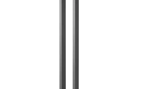 BRUMBERG 65262103 LED-Pollerleuchte ADDIA rechteckig, 10 W, 413 lm, 3000K, 120° | strukturgraphit | 900 mm