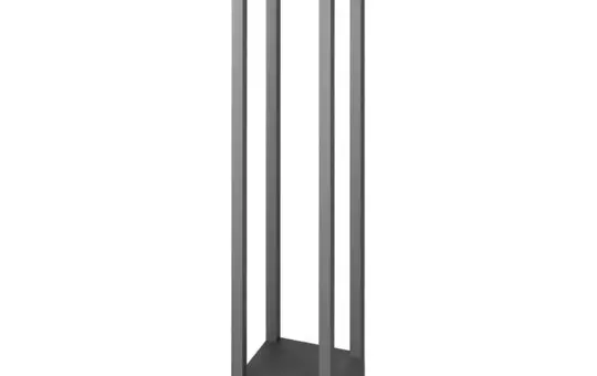 BRUMBERG 65263103 LED-Pollerleuchte ABEE rechteckig, 15 W, 936 lm, 3000K, 120° | strukturgraphit | 650 mm