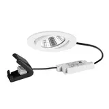 BRUMBERG 39463173 LED-Einbaustrahlerset BB03 dimmbar, Anschlussbox | strukturweiß