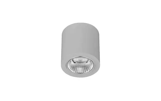 BRUMBERG 43611163DA LED-Anbaudownlight APOLLO MICRO DALI rund, facettiert, 7 W, 893 lm, 3000K, 55° | struktursilber