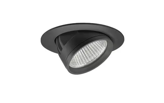 BRUMBERG 88244183DA LED-Einbaustrahler ARTEMIS MICRO DALI rund, facettiert, 15 W, 1820 lm, 3000K, 40° | strukturschwarz