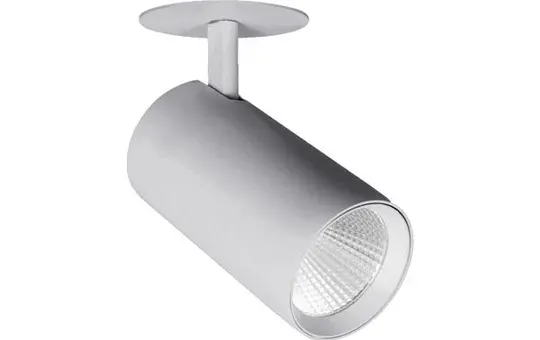BRUMBERG 88803163DA LED-Halbeinbaustrahler TRAXX MAXI DALI, 24 W, 2882 lm, 3000K, 30° | struktursilber