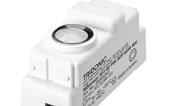TRIDONIC 28004245 CASAMBI-Einbau-Bewegungsmelder Msensor länglich | weiß | 5 m