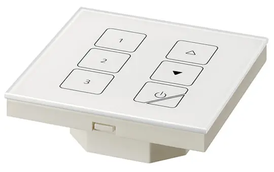 TRIDONIC 28001987 DALI-Tastsensor Glas Touch 4 Gruppen | weiß