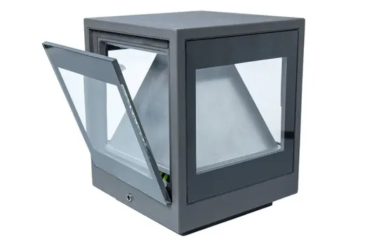 DOTLUX 4561-040360 LED-Wandleuchte WAY 15 W, 4000 K, PowerSelect | eisenglimmer matt